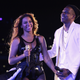Beyoncé and JAY-Z on stage at the Stade de France in Paris
